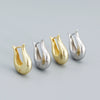 Wholesale Ushaped Geometric Style Electroplated S925 Sterling Silver Ear Buckle Earrings For Women