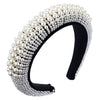 Wholesale Velvet Handmade Hair Band For Women With Pearl And Sponge Trendy And Highend