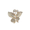 Wholesale Vintage Alloy Butterfly Bow Diamondencrusted Electroplated Women's Brooch Jewelry