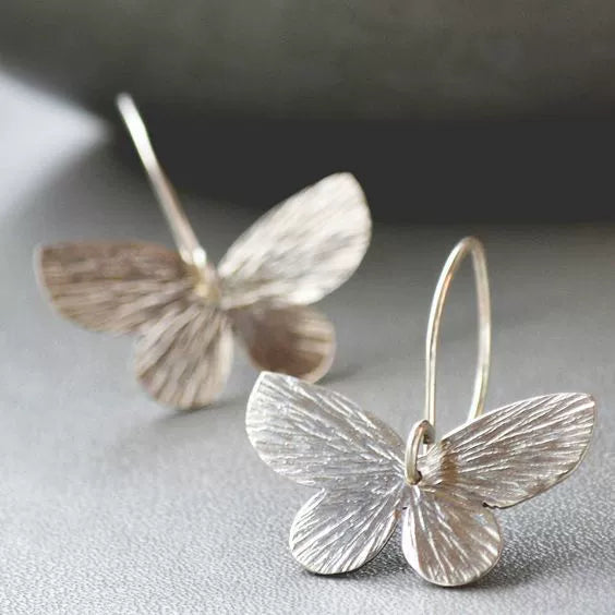 Wholesale Vintage Alloy Butterfly Earrings With Electroplating For Women