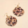 Wholesale Vintage Alloy Conch Shell Earrings With Electroplating Treatment