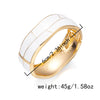 Wholesale Vintage Exquisite Enamel Alloy Bracelet With Drip Oil Technique And Modern Minimalist Geometric Style
