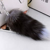 Wholesale Vintage Fox Fur Tail Keychain Pendant With Electroplating