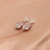 Wholesale Vintage Freshwater Pearl Baroque Copper Flower Earrings For Women