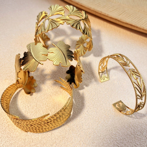 Wholesale Vintage Geometric Stainless Steel Plated Electroplated Bracelet Jewelry