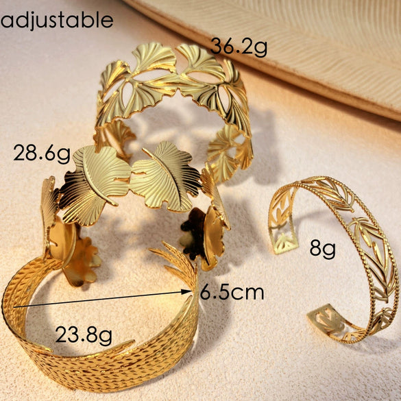 Wholesale Vintage Geometric Stainless Steel Plated Electroplated Bracelet Jewelry