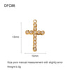 Wholesale Vintage Gold Plated Stainless Steel Bracelet With Love Wings Leaf Sunflower Lips Eye Pendant And Hirback Pattern
