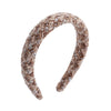 Wholesale Vintage Handmade Cloth Wool Thick Flower Widebrimmed Skull Top Allmatch Highgrade Women's Hair Accessory Headband