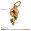 Wholesale Vintage Jewelry 316L Stainless Steel Necklace Pendant Plated With Gold