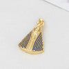 Wholesale Vintage Religious Cross Shaped Copper Electroplated Pendant Necklace
