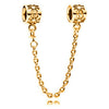 Wholesale Vintage Safety Chain Charm Bracelet Jewelry Diy Accessories Made Of Metal With Totem Pattern And Electroplating Treatment