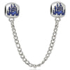 Wholesale Vintage Safety Chain Charm Bracelet Jewelry Diy Accessories Made Of Metal With Totem Pattern And Electroplating Treatment