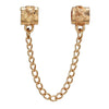 Wholesale Vintage Safety Chain Charm Bracelet Jewelry Diy Accessories Made Of Metal With Totem Pattern And Electroplating Treatment