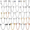 Wholesale Vintage Safety Chain Charm Bracelet Jewelry Diy Accessories Made Of Metal With Totem Pattern And Electroplating Treatment