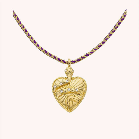 Wholesale Vintage Snake Geometric Pendant Necklace Copper Titanium Steel Electroplating Women's