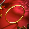 Wholesale Vintage Stainless Steel Goldplated Electroplated Women's Smooth Plain Bracelet Jewelry