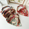 Wholesale Vintage Stretch Elastic Cloth Geometric Wrap Triangle Headscarf Hair Band For Women