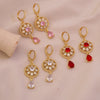 Wholesale Vintage Style Electroplated Copper Drop Shape Earrings For Women