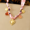 Wholesale Vintage Style Electroplated Stainless Steel Jewelry Set With Heart Water Drop Bell Patterns For Women