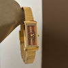 Wholesale Vintage Style Golden Quartz Watch For Women With Alloy Case And Stainless Steel Strap
