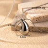 Wholesale Jewelry Vintage Style Simple Style Water Droplets 304 Stainless Steel Plating Jewelry Set