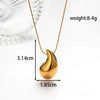 Wholesale Jewelry Vintage Style Simple Style Water Droplets 304 Stainless Steel Plating Jewelry Set