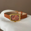 Wholesale Vintage Style Square Dial Women's Watch With Super Fiber Strap And Alloy Case