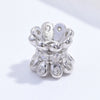 Wholesale Waist Beads 925 Sterling Silver Petals Pattern Handmade Diy Light Luxury Style With Zirconia Design