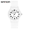 Wholesale Watch Resin Case And Strap Mineral Strengthened Glass Mirror Round Dial For Middle School Girls Leisure Style