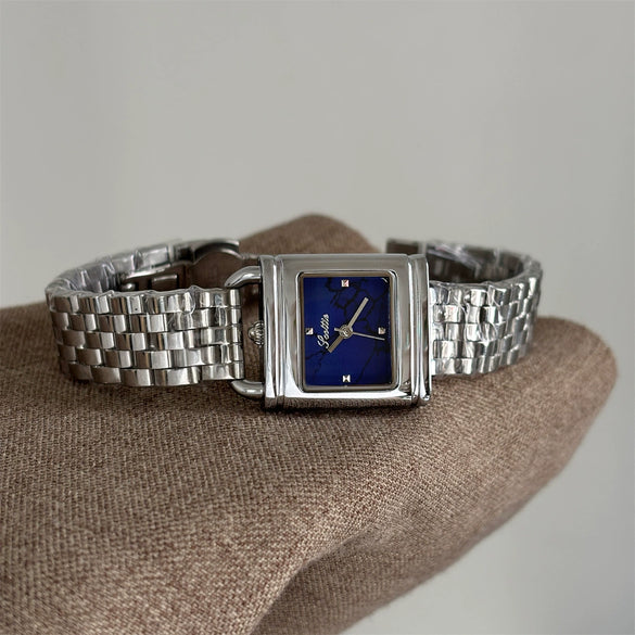 Wholesale Watch Retro Vintage Style Square Steel Band Gold Lock
