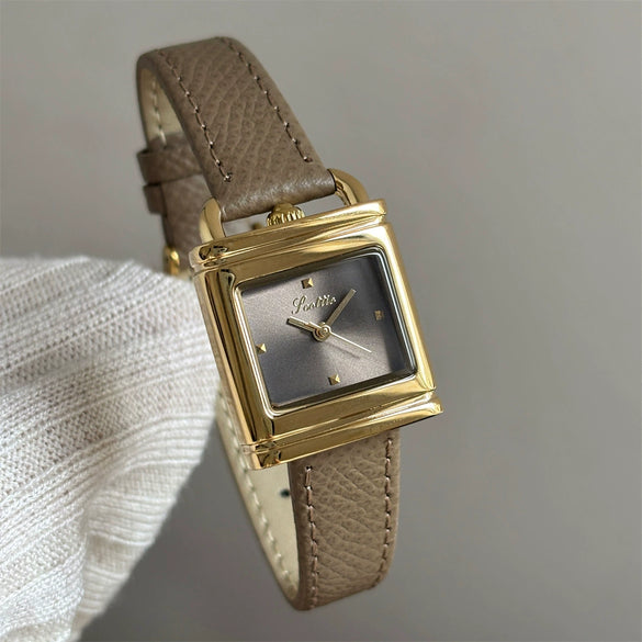 Wholesale Watch Retro Vintage Style Square Steel Band Gold Lock