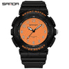 Wholesale Watch Tpu Strap Abs Case Acrylic Mirror Small Fresh Style Digital Sports Waterproof For Teenagers And Students