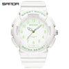 Wholesale Watch Tpu Strap Abs Case Acrylic Mirror Small Fresh Style Digital Sports Waterproof For Teenagers And Students