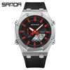 Wholesale Watch Zinc Alloy Acrylic Mirror Silicone Strap Round Dial Multifunction Waterproof Advanced Sense Casual Sports Fashion Light Luxury Style Universal