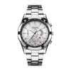 Wholesale Waterproof Non Mechanical Watch With Steel Case Round Dial And Mineral Strengthened Glass Mirror For Men