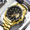 Wholesale Waterproof Non Mechanical Watch With Steel Case Round Dial And Mineral Strengthened Glass Mirror For Men