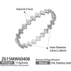 Wholesale Wheat Ear Stainless Steel 18K Gold Plated Geometric Bracelet Set
