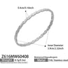 Wholesale Wheat Ear Stainless Steel 18K Gold Plated Geometric Bracelet Set