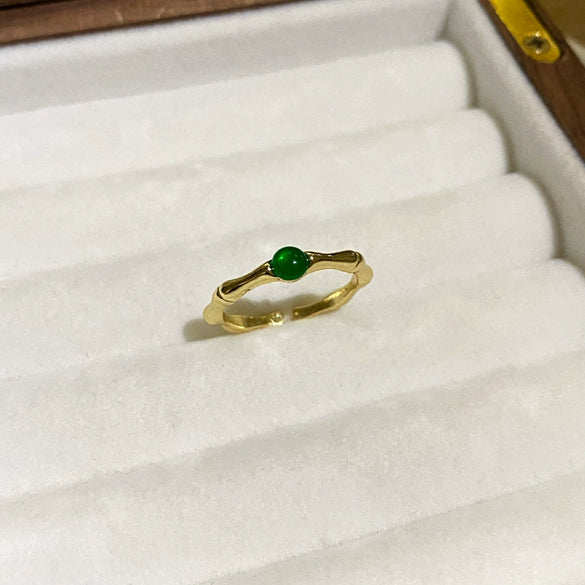 Wholesale Women Copper Geometric Inlaid Zircon Ring And Bracelet