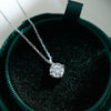 Wholesale Women Fashion Classic Silver 925 Sterling Silver Pendant With Moissanite And Geometric Design Jewelry