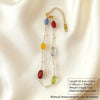 Wholesale Women Light Luxury Geometric Stainless Steel Gold Plated Beaded Necklace