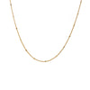 Wholesale Women Minimalist Geometric Brass Goldplated Alloy Fine Bead Necklace
