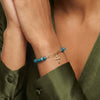 Wholesale Women Simple Geometric Cross Pendant S925 Silver Electroplated Bracelet