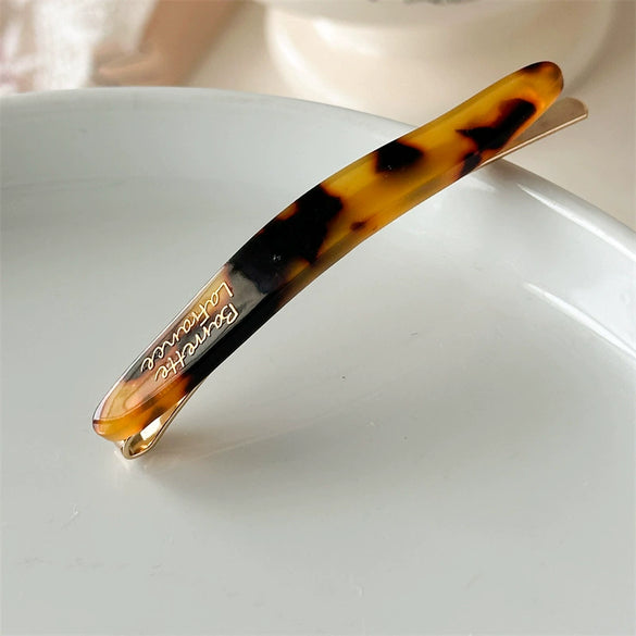 Wholesale Women's Acetic Acid Bangs Clip With Baking Paint Fashion Ol Style