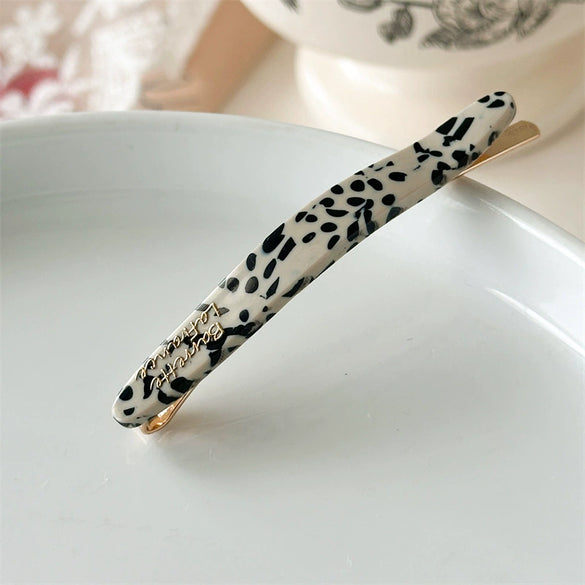 Wholesale Women's Acetic Acid Bangs Clip With Baking Paint Fashion Ol Style