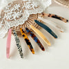 Wholesale Women's Acetic Acid Bangs Clip With Baking Paint Fashion Ol Style