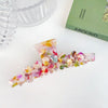 Wholesale Women's Acetic Acid Diamond Hair Accessories Mori Retro Style Grab Clip