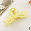 Wholesale Women's Acrylic Baking Varnish Bow Clip Hairpin Gripper Headdress