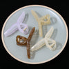 Wholesale Women's Acrylic Hair Grab Clip Simple Geometric Style Baking Paint Process