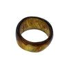 Wholesale Women's Acrylic Irregular Widebrimmed Simple Retro Bracelet With Electroplating Design